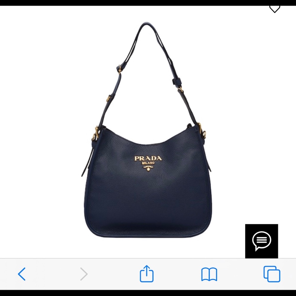Prada Medium Leather Shoulder Bag - Crossbody